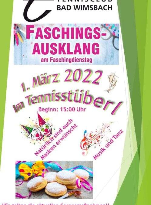 Faschingsausklang