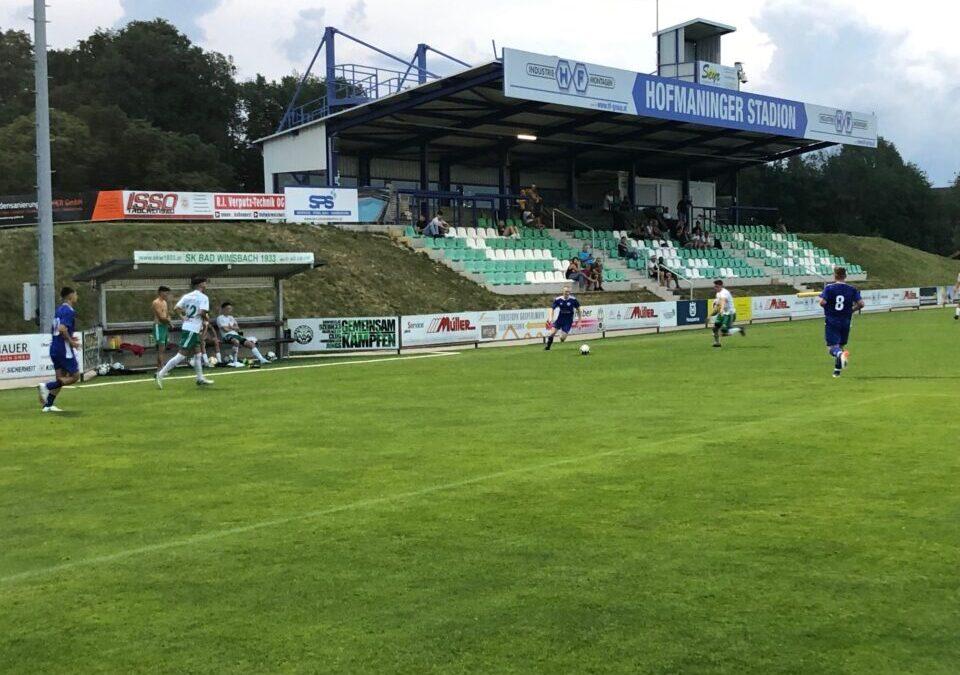 SK Wimsbach Juniors feiern Testsieg gegen Pinsdorf