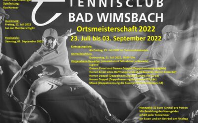 Tennis Ortsmeisterschaft 2022