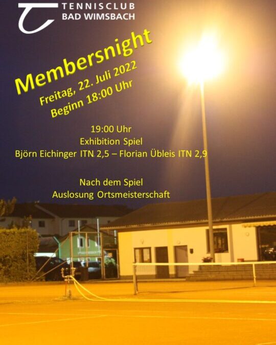 Members Night