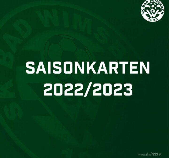 Saisonkarten ab Samstag erhältlich