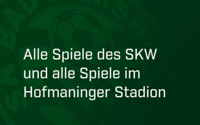 SKW – Spiele der Woche KW12