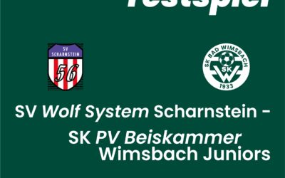 Juniors Testspiel in Scharnstein – FR 28.7.