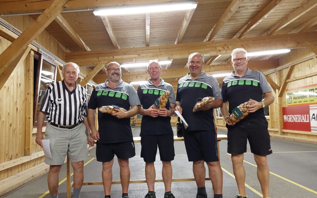 1. Platz beim Herrenturnier in Steyrling 18.08.2023