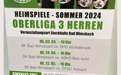Heimspiele Oberliga 3 Herren