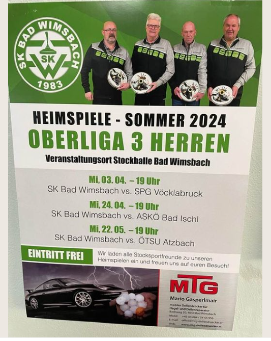 Heimspiele Oberliga 3 Herren