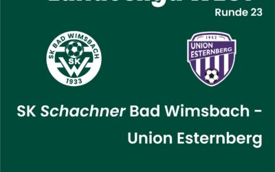 Landesliga WEST – 23. Runde – FR 19.4.2024