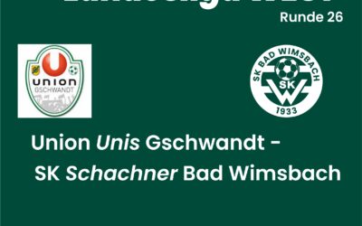 Landesliga WEST – Runde 26 – DO 9.5.2024