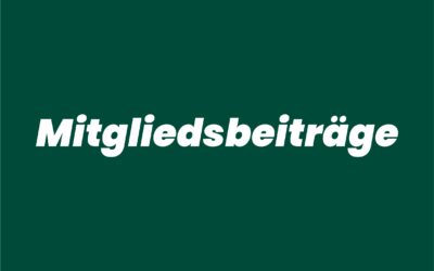 Information Einhebung Mitgliedsbeiträge per 1.7.2024