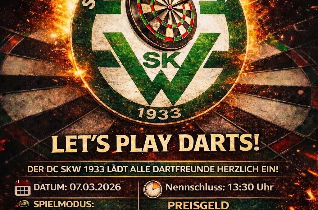 DC SKW1933 – Dartturnier – 7. März 2026
