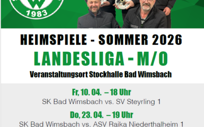 Heimspiele Landesliga 2026