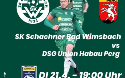 Admiral OÖ Landescup – Viertelfinale – DI 21.04.2026